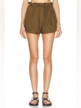 Ulla Johnson Camryn Olive Green Shorts | Size 2